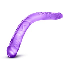 Фиолетовый двусторонний фаллоимитатор B Yours 16" Double Dildo - 40,6 см.