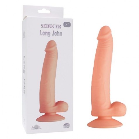 Телесный фаллоимитатор SEDUCER Long John - 21,5 см.