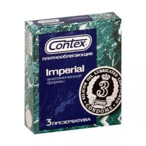 Плотно облегающие презервативы Contex Imperial - 3 шт.